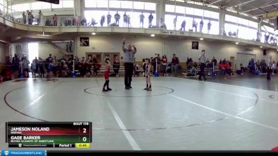 40 lbs Cons. Round 5 - Gage Barker, Rhyno Academy Of Wrestling vs Jameson Noland, Indiana