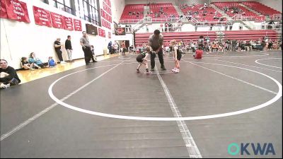 43-46 lbs Semifinal - Vivian Manley, Perry Wrestling Academy vs JJ Stolarzyk, Piedmont