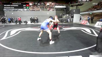 113 lbs Consi Of 16 #1 - Domonic Fontes, Paso Robles vs Lucas Duran, Madera
