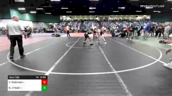 126 lbs Consolation - Vincent Robinson, IL vs Nikolaus O'Neill, PA