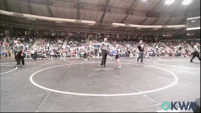 52 lbs Consi Of 32 #2 - Luke Emerson, Hennessey Takedown Club vs Kyllie Gwinn, Buck Pride Wrestling