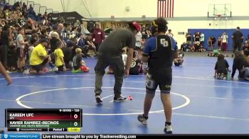 120 lbs Round 1 - Xavier Ramirez-Recinos, Charter Oak Youth Wrestling vs Kareem Ufc, UFC