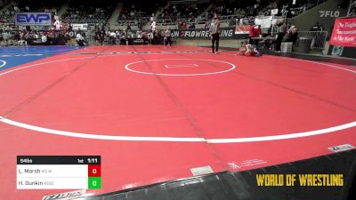 64 lbs Round Of 16 - Layten Marsh, M3 Wrestling Academy vs Haze Dunkin, Nebraska Boyz