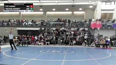215 lbs Round Of 32 - Fey Aquino, Farmington vs Michael Marrett, Lyman Mem/Windham Tech