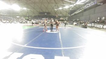 Girls 3A 130 lbs Cons. Round 4 - Sofia Todd, Shelton (Girls) vs Ayla Veater, Kennewick (Girls)