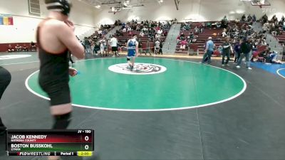 190 lbs Cons. Round 3 - Jacob Kennedy, Natrona County vs Boston Busskohl, Lyman