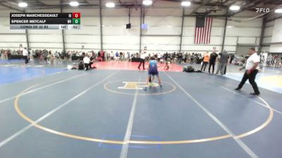 95 lbs Consi Of 32 #2 - Joseph Marchesseault, RI vs Spencer Metcalf, WV
