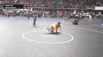 D 1 113 lbs 5th Place Match - Aidan Thai, Dutchtown vs Brock Breaux, Holy Cross