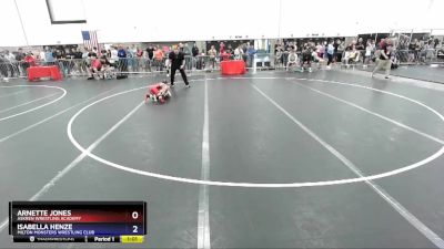 62 lbs Round 1 - Isabella Henze, Milton Monsters Wrestling Club vs Arnette Jones, Askren Wrestling Academy