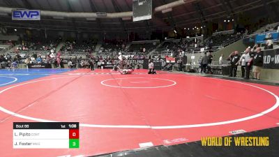 80 lbs Round Of 16 - Lucas Pipito, Contender Wrestling Academy vs Jett Foster, MN Elite