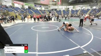 156 lbs Semifinal - Jshawn Sterling, Ready RP vs Lane Anderson, Summit WC