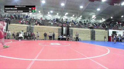 190 lbs Champ. Round 2 - Aleksandar Tatum, Hobart vs Colin Fellure, Franklin Wrestling Club