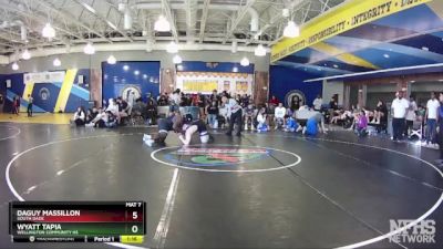 285 White Semifinal - Daguy Massillon, South Dade vs Wyatt Tapia, Wellington Community Hs