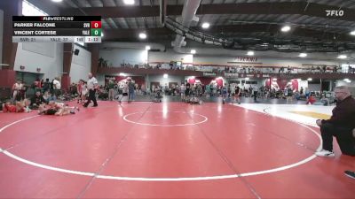 76 lbs Placement Matches (8 Team) - Parker Falcone, Steel Valley Renegades vs Vincent Cortese, Yale St