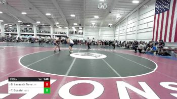 285 lbs Quarterfinal - Brandon Lavaasta Torres, Lawrence vs Theodor Bucatel, Needham