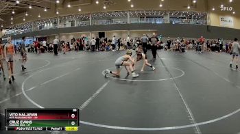 88 lbs Round 2 - Cruz Evans, Kardiac Kidz vs Vito Naljayan, Mat Assassins Red