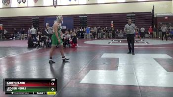 285 lbs Quarterfinal - Kaden Clark, PCM, Monroe vs Ledger Nehls, Osage