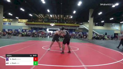 285 lbs Round Of 64 - Keegan Bach, Washington vs John Bush, James Madison