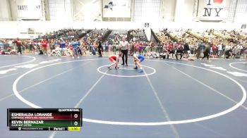 113 lbs Quarterfinal - Esmeralda Lorange, Carthage Wrestling Association vs Kevin Bernazar, Club Not Listed