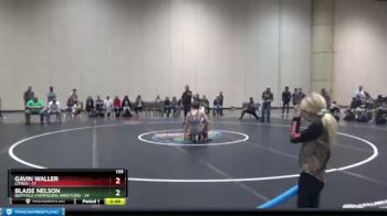 135 lbs Semis & 3rd Wb (16 Team) - Blaise Nelson, Bufffalo Stampeders Wrestling vs Gavin Waller, Citrus