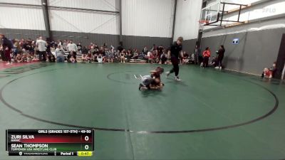 49-50 lbs Round 1 - Zuri Silva, NWWC vs Sean Thompson, Toppenish USA Wrestling Club