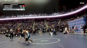 3A 138 lbs Semifinal - Austin Laws, Fred T. Foard High School vs Kevin O`Brien, West Rowan High School