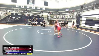 190 lbs Round 3 (4 Team) - Shauna Anderson, Sisters On The Mat vs Macee Ercanbrack, Utah 2