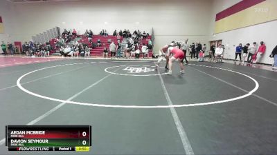 144 lbs Cons. Round 2 - Davion Seymour, PARK HILL vs Aedan McBride, PARK HILL