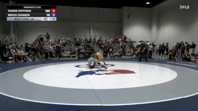 65 lbs Champ. Round 1 - Kaiden Hoffman, Tiger Den Wrestling Club vs Brock Johnson, Paola High School