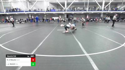 174 lbs Round Of 32 - Nolan O'Boyle, North Carolina - UnAttached vs Jack McGill, Columbia