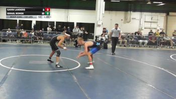 132 lbs Round Of 16 - Gavin Landers, IA vs Israel Borge, MO