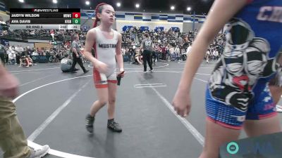 82 lbs Rr Rnd 5 - Sophia Stephens, F-5 Grappling vs Adyson Wagner, Choctaw Ironman Youth Wrestling