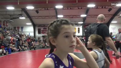 51-55 lbs Round 1 - Marilyn Watson, Keokuk Kids Wrestling Club vs Parker Landers, WBNDD