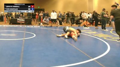 138 lbs Champ. Rd Of 16 - Zephyr Kimball, Gps vs Foti Koufalis, Empire Wrestling Academy