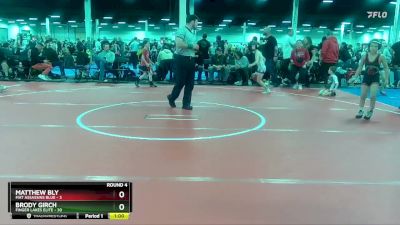 68 lbs Round 4 (10 Team) - Brody Girch, Finger Lakes Elite vs Matthew Bly, Mat Assassins Blue