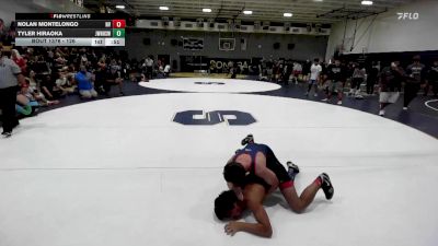 126 lbs Cons. Round 3 - Nolan Montelongo, Norte Vista vs Tyler Hiraoka, John W. North High School Wres