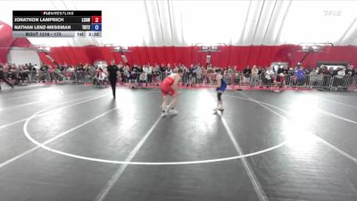 175 lbs Cons. Round 3 - Jonathon Lamprich, La Crosse Area Wrestlers vs Nathan Lenz-Messman, Team Nazar Training Center