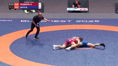68 kg Semifinal - Brooklyn Hays, USA vs Noemi Szabados, HUN