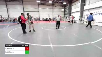 160 lbs Round Of 64 - Dylan Elmore, KS vs Steel Walker, SC