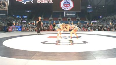 130 lbs Quarters - Ariella Dobin, Illinois vs Madilyn Peach, Wisconsin