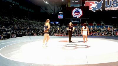 190 lbs Quarters - Gyssell Andrade, New Jersey vs Kaylee Thompson, Kansas