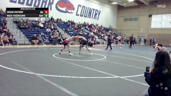 149 lbs Cons. Round 4 - Adam Hayner, Unattached vs Nico Yazzolino, Clackamas Unattached