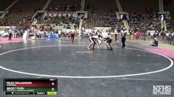 145 lbs Cons. Semi - Brody Pugh, Prattville Christian Academy vs Miles Williamson, Ranburne