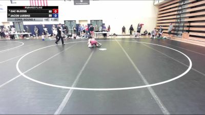 138 lbs Cons. Round 4 - Zac Bleess, MO vs Jacob Luebke, MN
