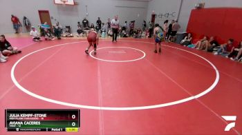 126 lbs Round 5 (6 Team) - Aviana Caceres, TMNT vs Julia Kempf-Stone, High Plains Marauders
