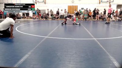 86-90 lbs Champ. Round 1 - Kingston Hamilton, Unattached vs Benson Housman, Macomb Little Bombers