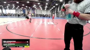 84 lbs Rd# 1 9:00am Friday - Ben Howenstein, Iowa Black vs Kade Morrison, Terps XPress