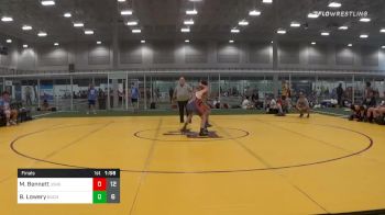 117 lbs Final - Manus Bennett, Team USA-Kansas vs Bryce Lowery, Buchson