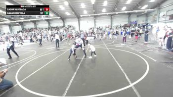 43 lbs Round Of 16 - Cashe Quezada, No Team vs Nazareth Vela, Top Rank Hammers