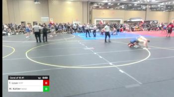 132 lbs Consi Of 16 #1 - Tank Loya, OCRT vs Miles Kohler, Wasatch WC